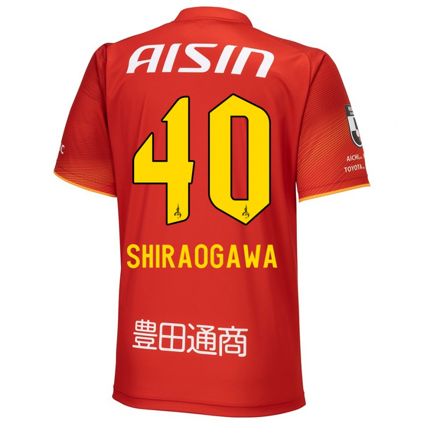 Niño Camiseta Rekuto Shiraogawa #40 Rojo Blanco Amarillo 1ª Equipación 2024/25 La Camisa Perú