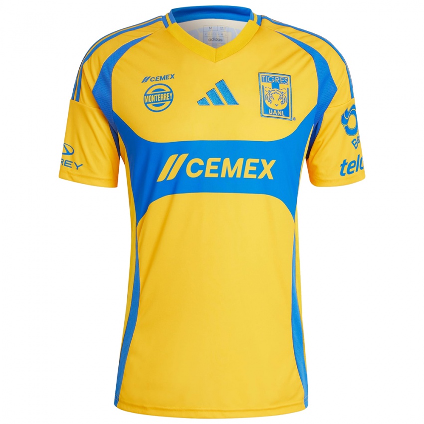 Niño Camiseta Leonel Prieto #204 Oro Amarillo 1ª Equipación 2024/25 La Camisa Perú