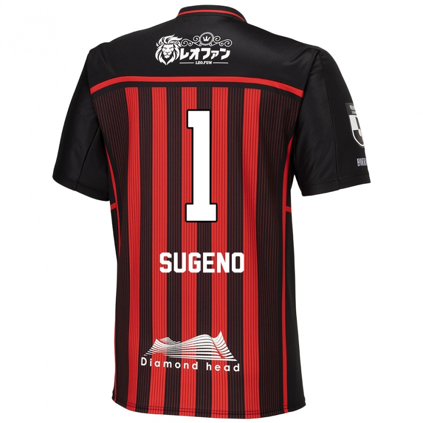 Niño Camiseta Takanori Sugeno #1 Negro Rojo 1ª Equipación 2024/25 La Camisa Perú