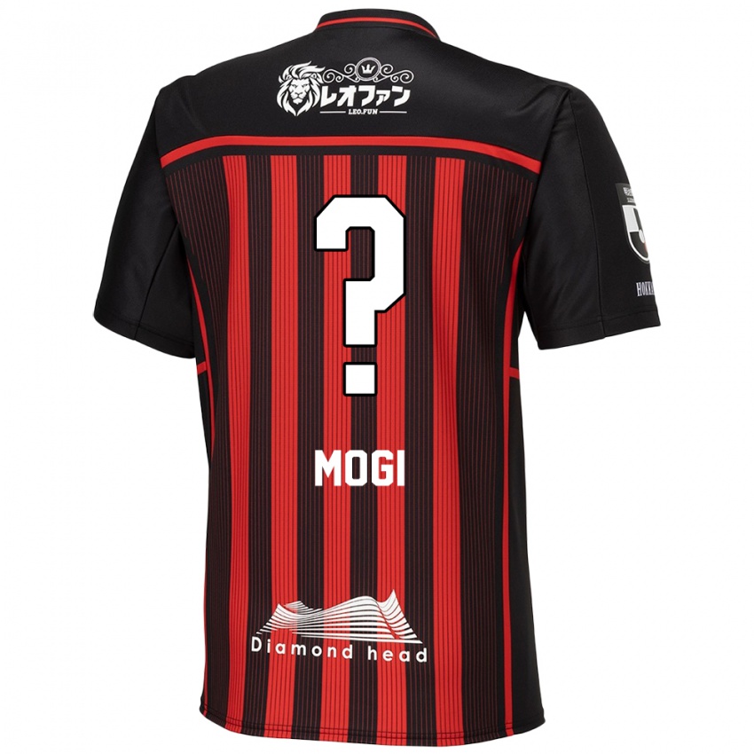 Niño Camiseta Katsuyuki Mogi #0 Negro Rojo 1ª Equipación 2024/25 La Camisa Perú