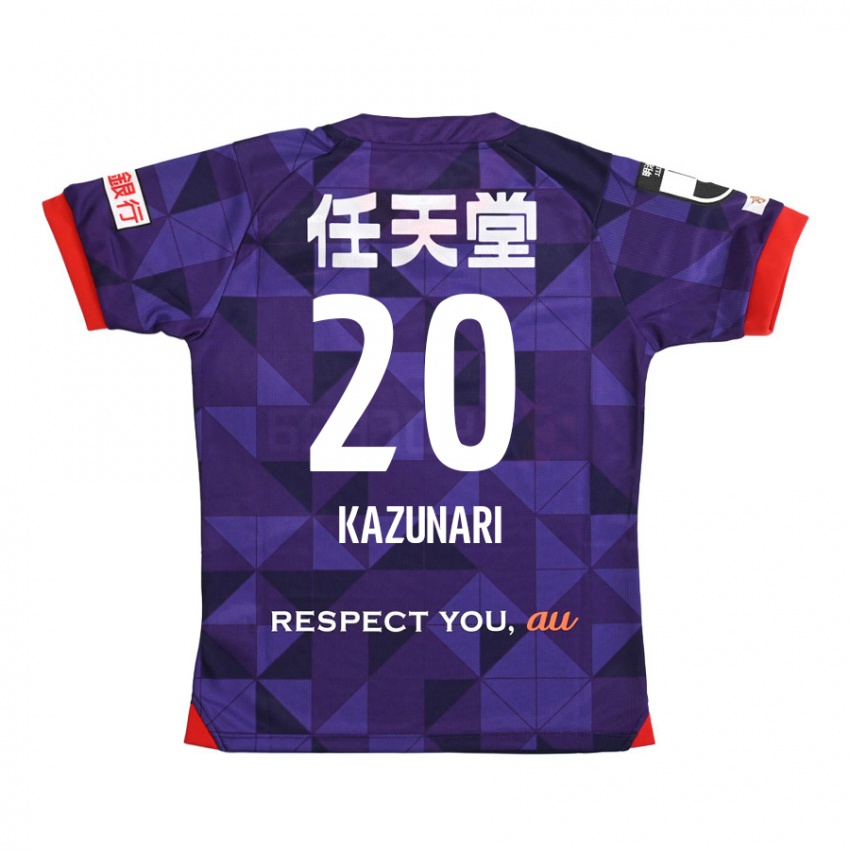 Niño Camiseta Kazunari Kita #20 Púrpura Blanco 1ª Equipación 2024/25 La Camisa Perú