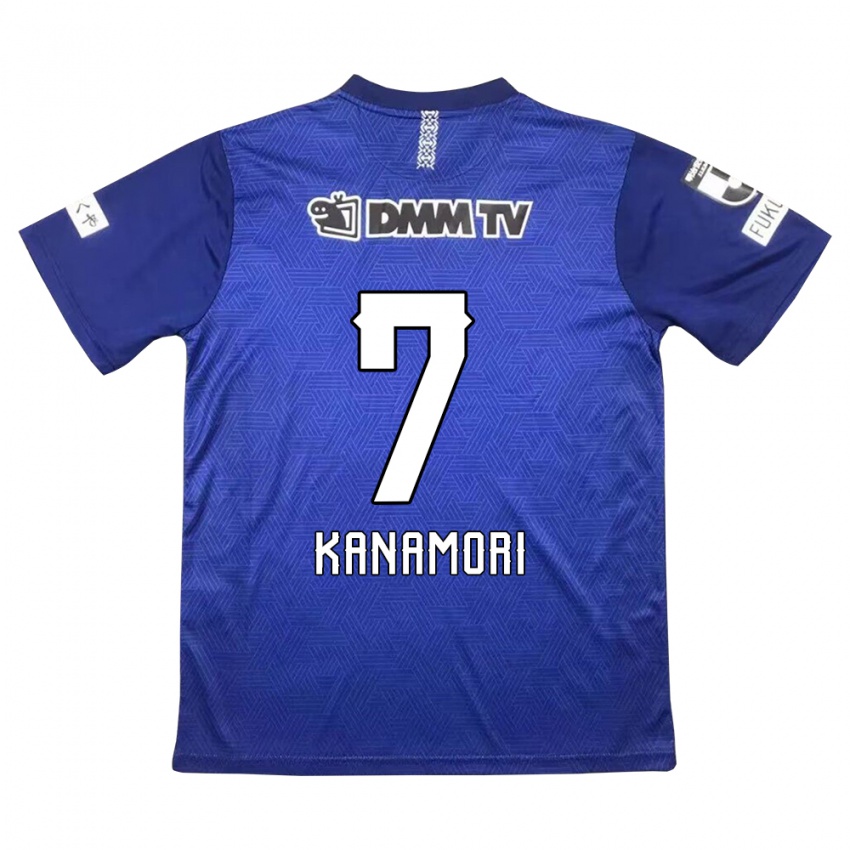 Niño Camiseta Takeshi Kanamori #7 Azul Oscuro 1ª Equipación 2024/25 La Camisa Perú