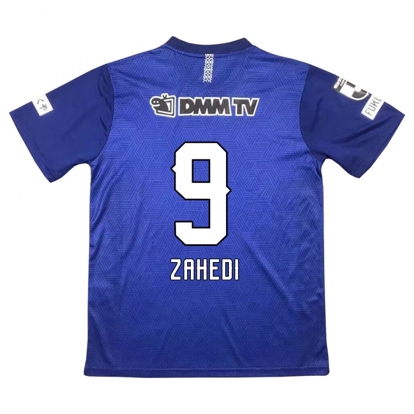 Niño Camiseta Shahab Zahedi #9 Azul Oscuro 1ª Equipación 2024/25 La Camisa Perú