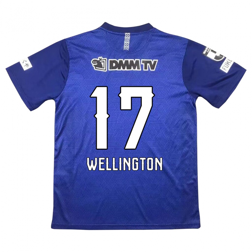 Niño Camiseta Wellington #17 Azul Oscuro 1ª Equipación 2024/25 La Camisa Perú