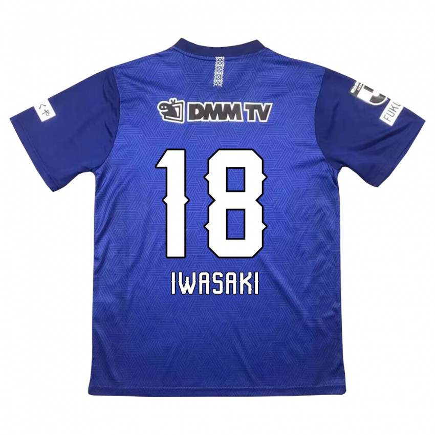 Niño Camiseta Yuto Iwasaki #18 Azul Oscuro 1ª Equipación 2024/25 La Camisa Perú