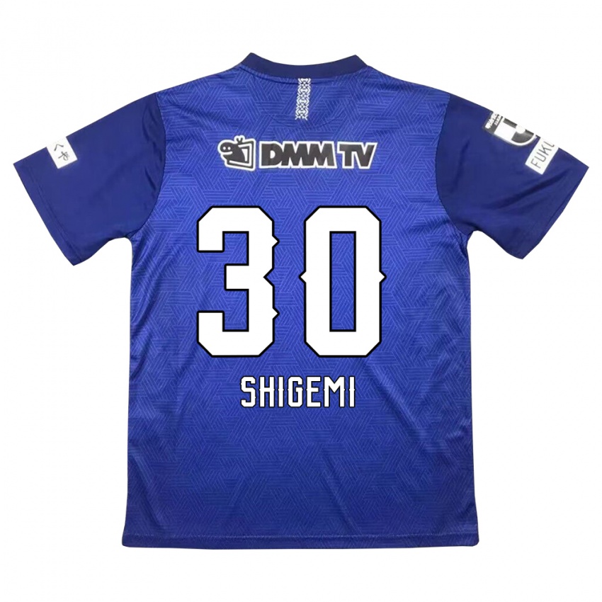 Niño Camiseta Masato Shigemi #30 Azul Oscuro 1ª Equipación 2024/25 La Camisa Perú