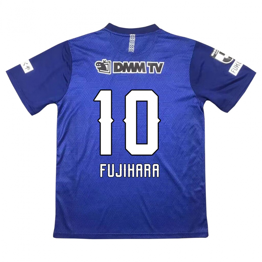 Niño Camiseta Naoatsu Fujihara #10 Azul Oscuro 1ª Equipación 2024/25 La Camisa Perú