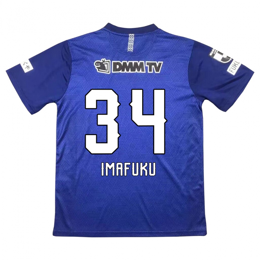 Niño Camiseta Kennosuke Imafuku #34 Azul Oscuro 1ª Equipación 2024/25 La Camisa Perú