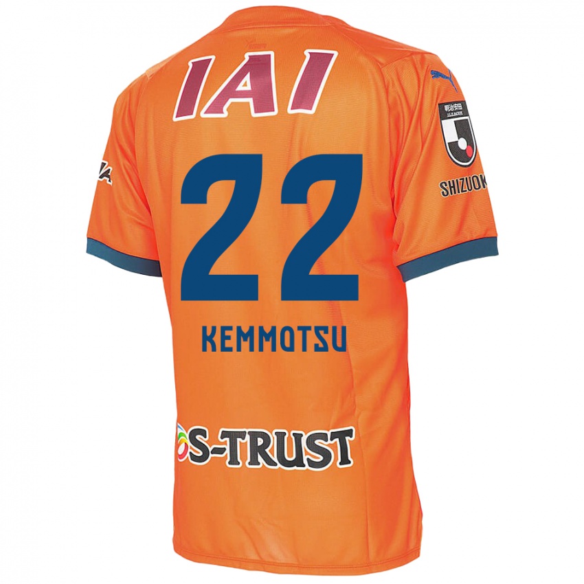 Niño Camiseta Takumu Kemmotsu #22 Naranja Azul 1ª Equipación 2024/25 La Camisa Perú