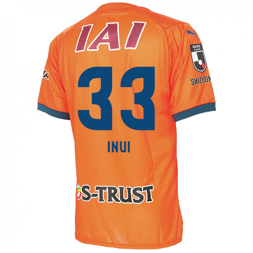 Niño Camiseta Takashi Inui #33 Naranja Azul 1ª Equipación 2024/25 La Camisa Perú