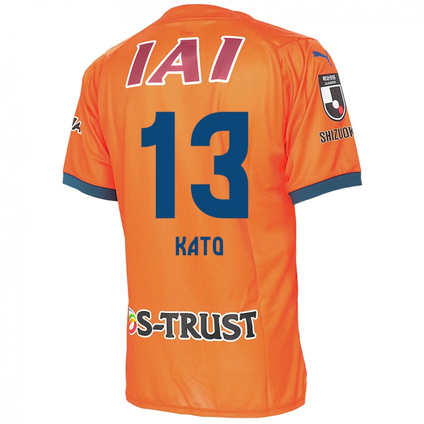 Niño Camiseta Daiya Kato #13 Naranja Azul 1ª Equipación 2024/25 La Camisa Perú