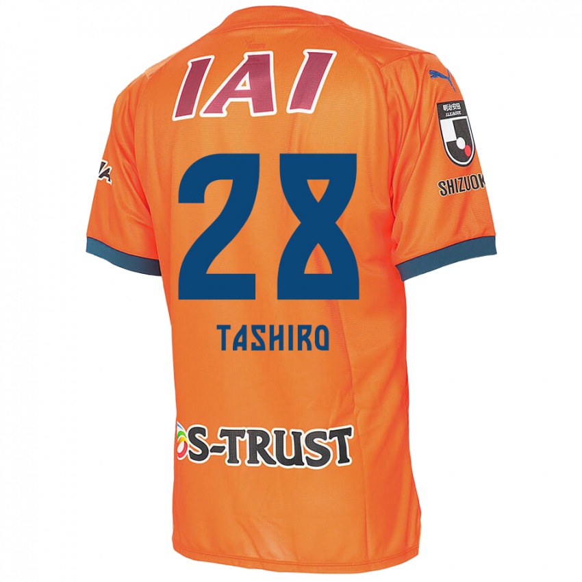 Niño Camiseta Hiroto Tashiro #28 Naranja Azul 1ª Equipación 2024/25 La Camisa Perú