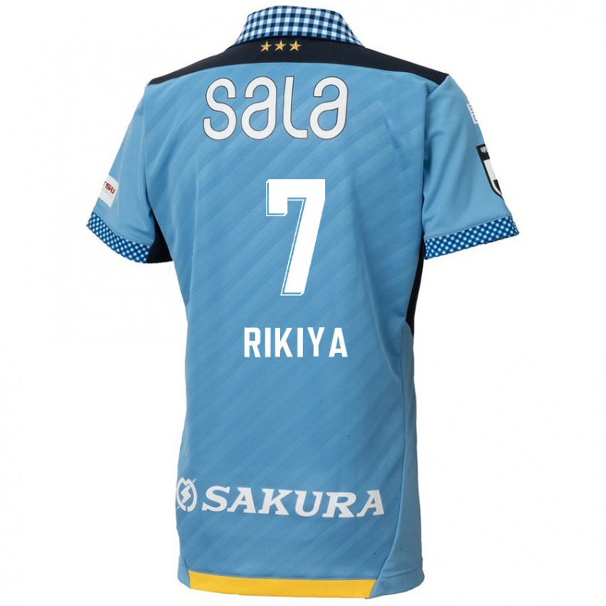 Niño Camiseta Rikiya Uehara #7 Azul Negro 1ª Equipación 2024/25 La Camisa Perú