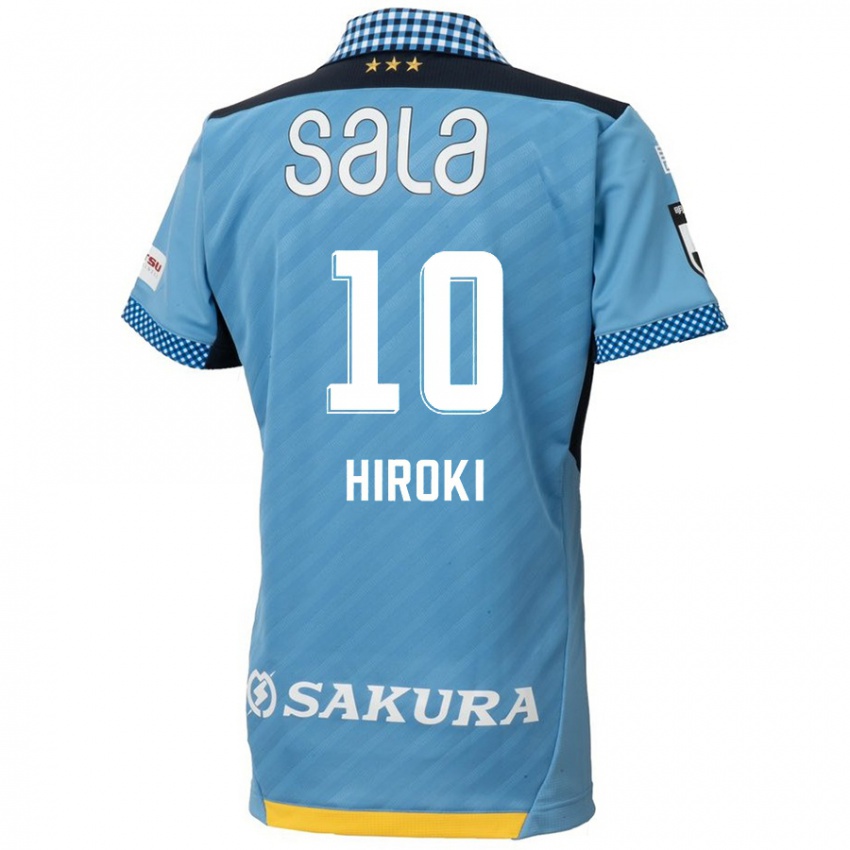 Niño Camiseta Hiroki Yamada #10 Azul Negro 1ª Equipación 2024/25 La Camisa Perú