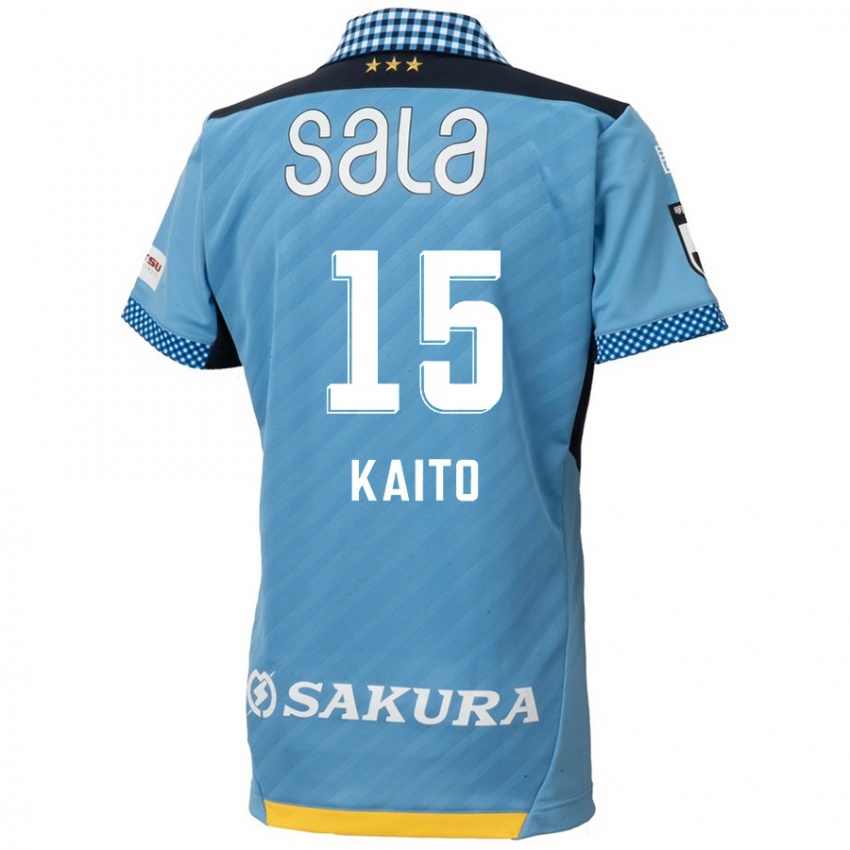 Niño Camiseta Kaito Suzuki #15 Azul Negro 1ª Equipación 2024/25 La Camisa Perú