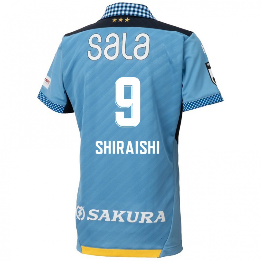 Niño Camiseta Eriya Shiraishi #9 Azul Negro 1ª Equipación 2024/25 La Camisa Perú