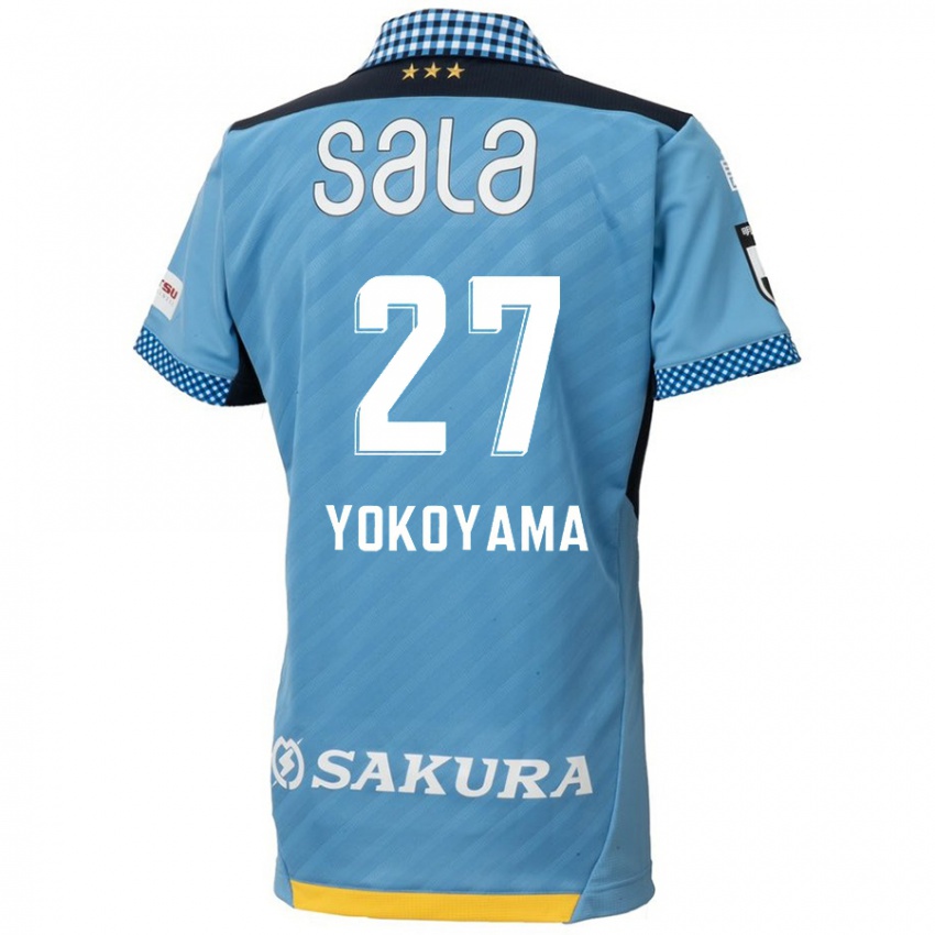 Niño Camiseta Kota Yokoyama #27 Azul Negro 1ª Equipación 2024/25 La Camisa Perú