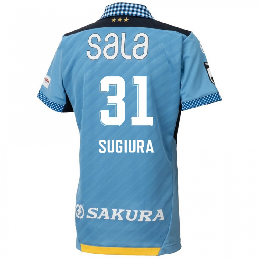 Niño Camiseta Rinnosuke Sugiura #31 Azul Negro 1ª Equipación 2024/25 La Camisa Perú