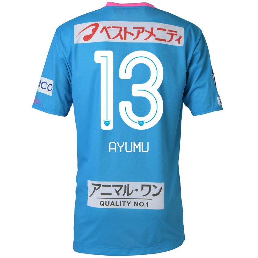 Niño Camiseta Ayumu Yokoyama #13 Azul Rosado 1ª Equipación 2024/25 La Camisa Perú