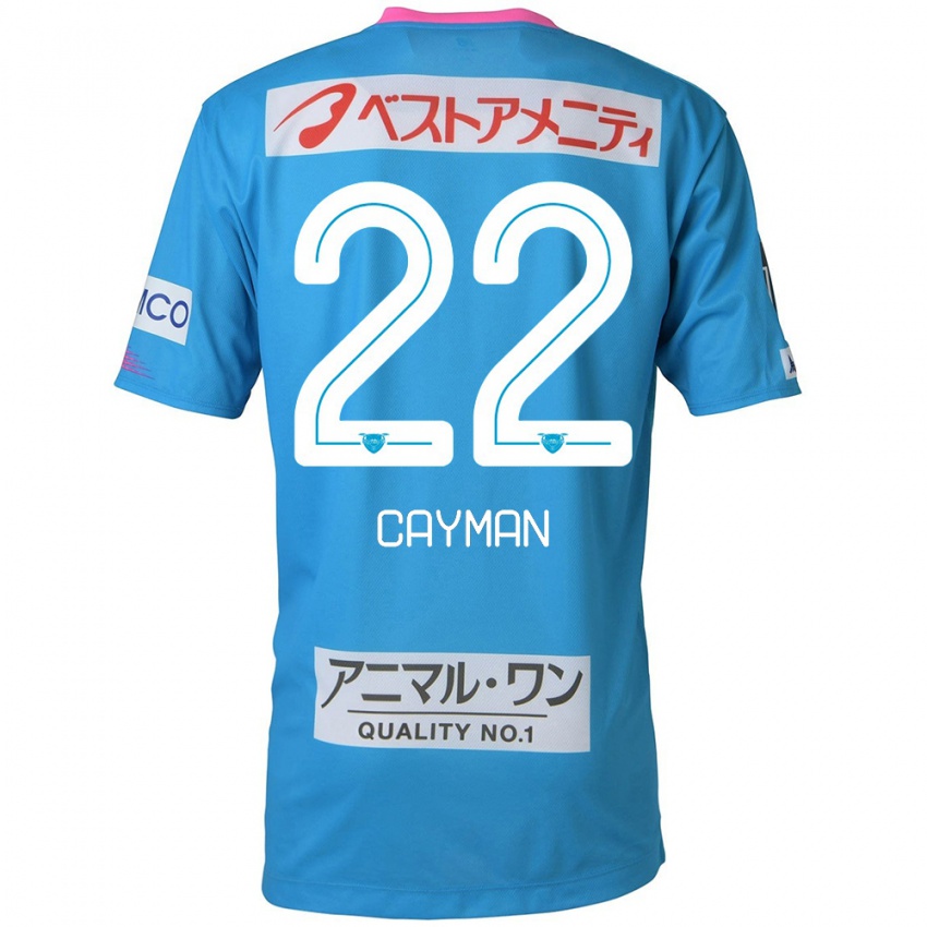 Niño Camiseta Cayman Togashi #22 Azul Rosado 1ª Equipación 2024/25 La Camisa Perú