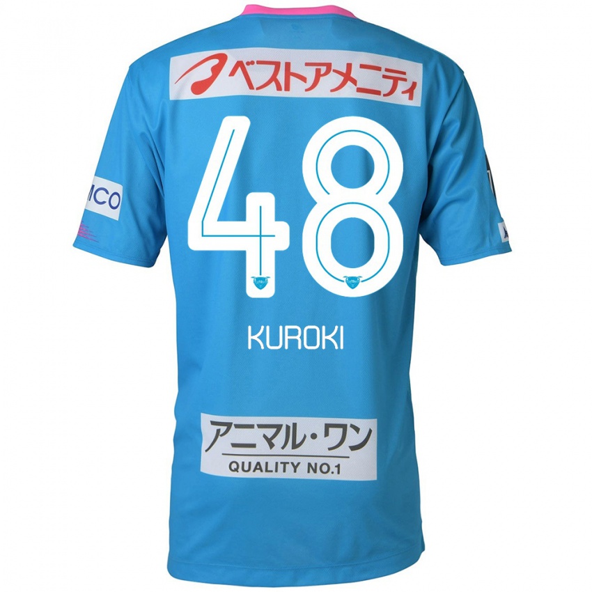 Niño Camiseta Yuya Kuroki #48 Azul Rosado 1ª Equipación 2024/25 La Camisa Perú