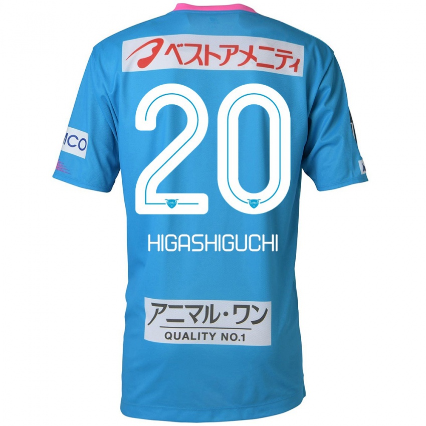 Niño Camiseta Aitaro Higashiguchi #20 Azul Rosado 1ª Equipación 2024/25 La Camisa Perú