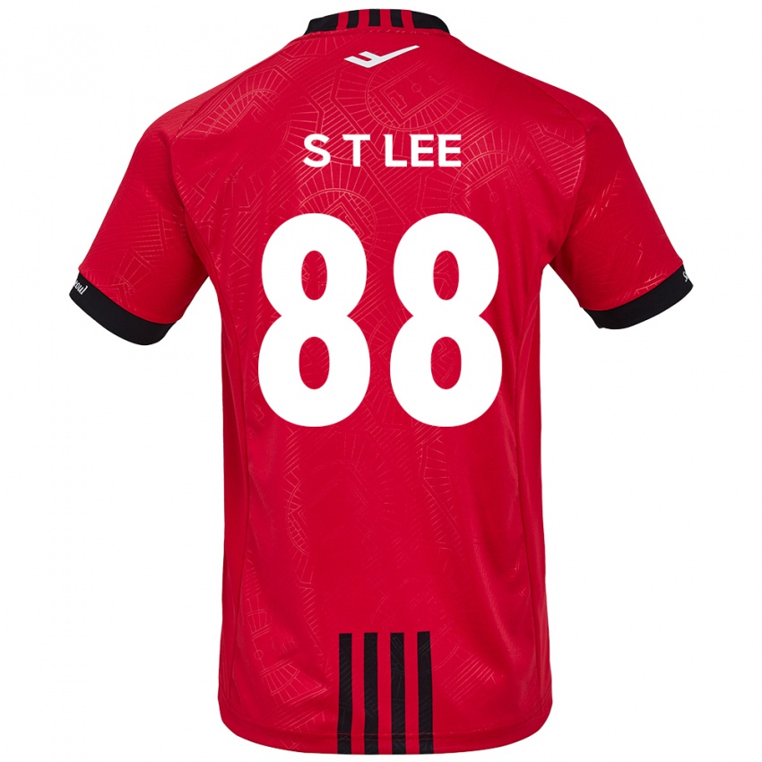 Niño Camiseta Tae-Seok Lee #88 Negro Rojo 1ª Equipación 2024/25 La Camisa Perú