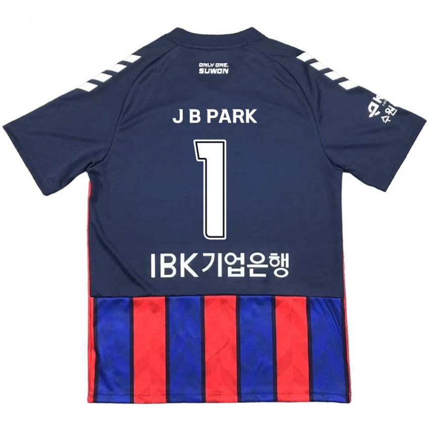 Niño Camiseta Bae-Jong Park #1 Azul Rojo 1ª Equipación 2024/25 La Camisa Perú