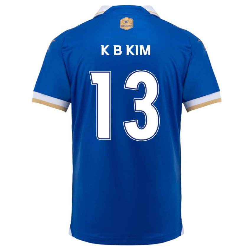 Niño Camiseta Bo-Kyung Kim #13 Azul Blanco 1ª Equipación 2024/25 La Camisa Perú