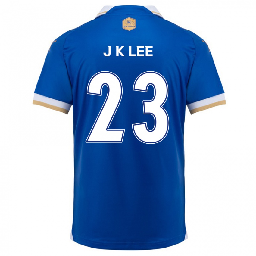 Niño Camiseta Ki-Je Lee #23 Azul Blanco 1ª Equipación 2024/25 La Camisa Perú