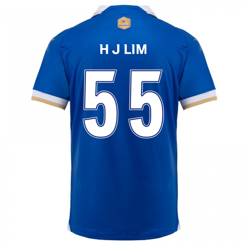 Niño Camiseta Ji-Hoon Lim #55 Azul Blanco 1ª Equipación 2024/25 La Camisa Perú