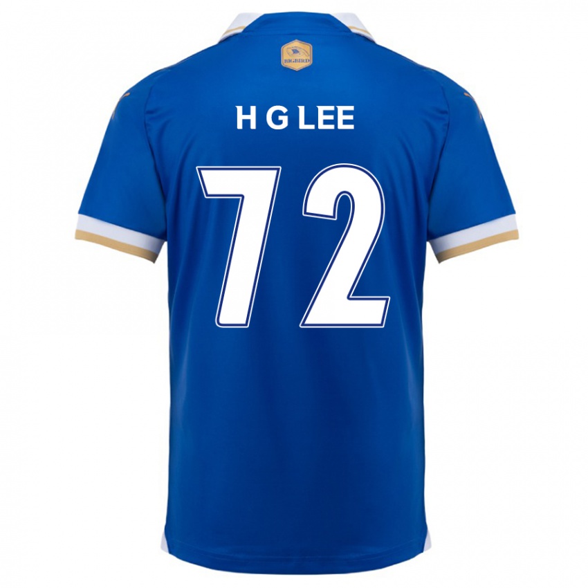 Niño Camiseta Geon-Hee Lee #72 Azul Blanco 1ª Equipación 2024/25 La Camisa Perú