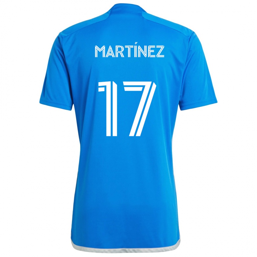 Niño Camiseta Josef Martínez #17 Azul Blanco 1ª Equipación 2024/25 La Camisa Perú