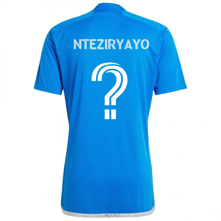 Niño Camiseta Josh Nteziryayo #0 Azul Blanco 1ª Equipación 2024/25 La Camisa Perú