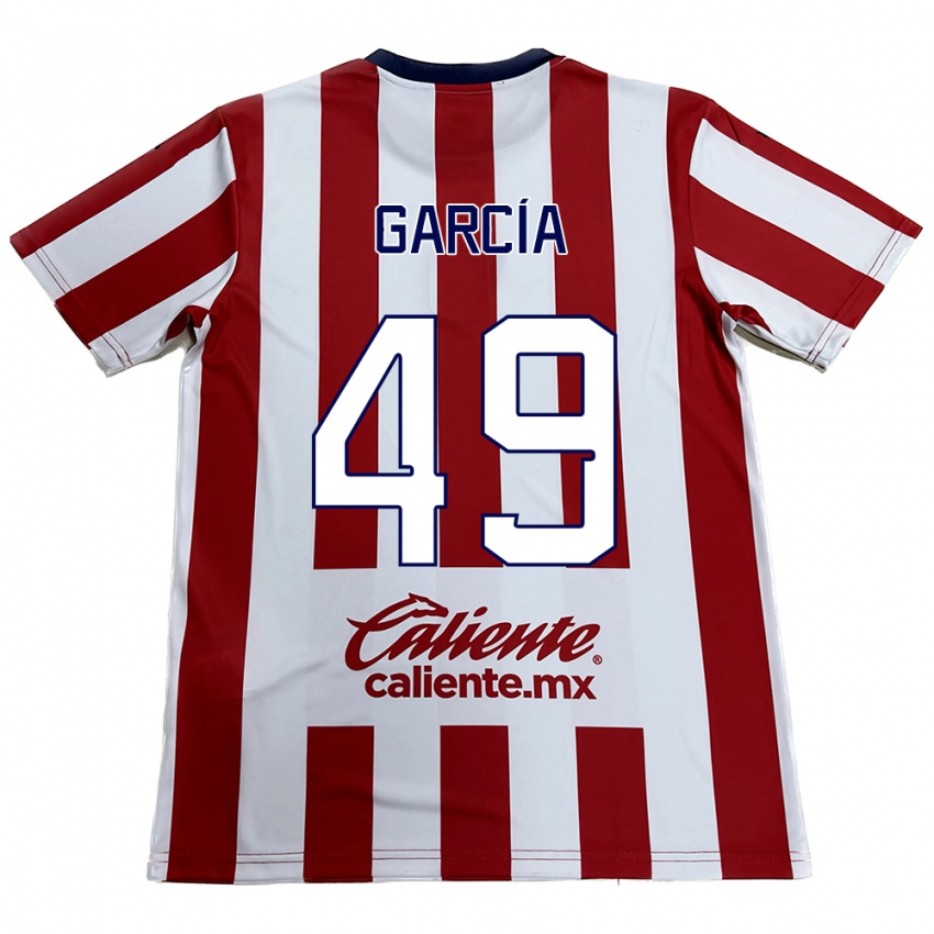 Niño Camiseta Gilberto García #49 Rojo Blanco 1ª Equipación 2024/25 La Camisa Perú