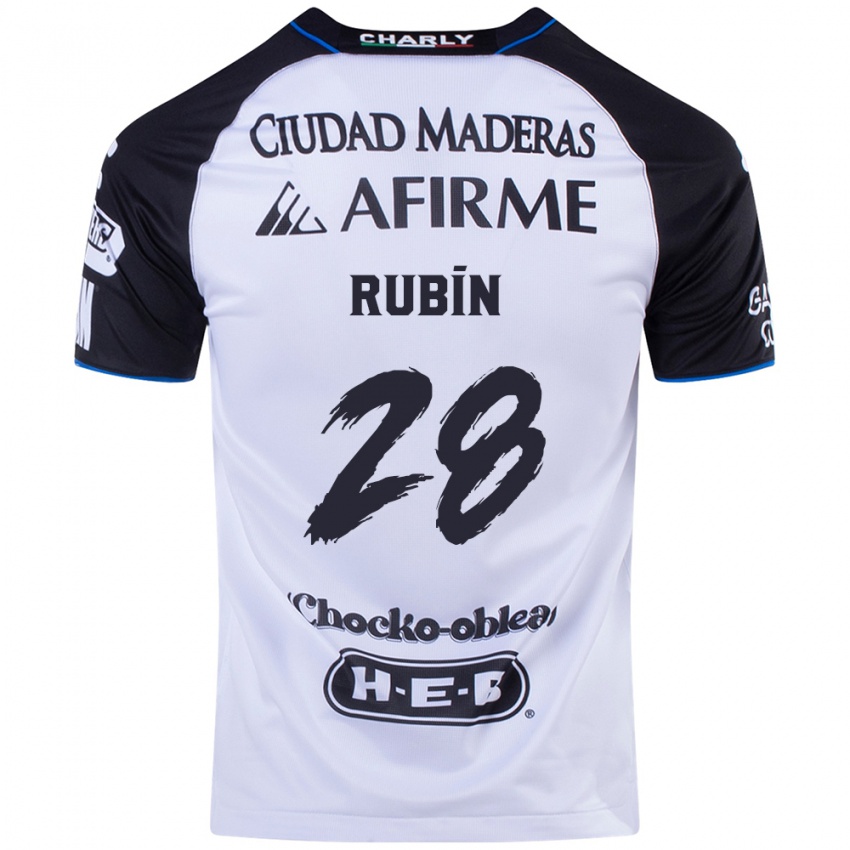 Niño Camiseta Rubio Rubín #28 Azul Negro 1ª Equipación 2024/25 La Camisa Perú