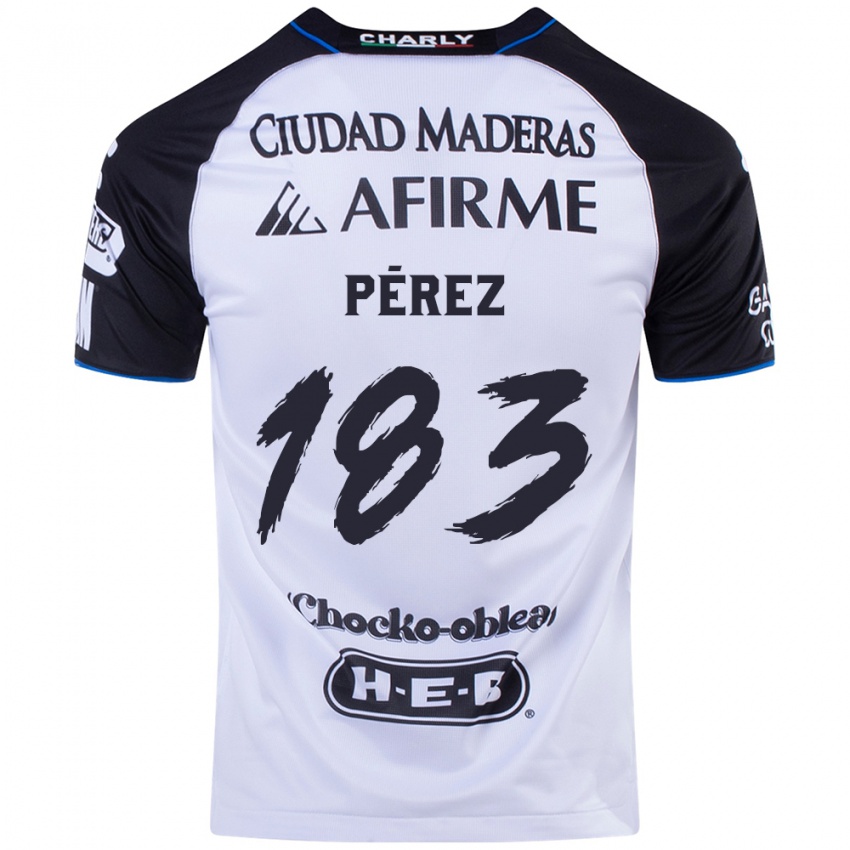 Niño Camiseta Aldahir Pérez #183 Azul Negro 1ª Equipación 2024/25 La Camisa Perú