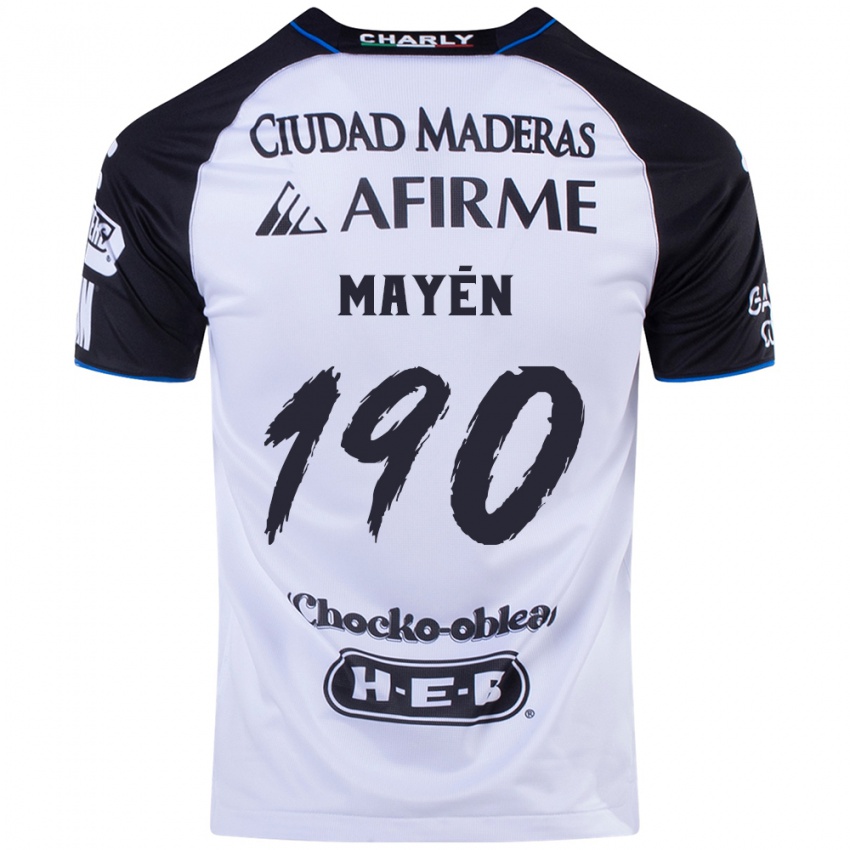 Niño Camiseta Eduardo Mayén #190 Azul Negro 1ª Equipación 2024/25 La Camisa Perú