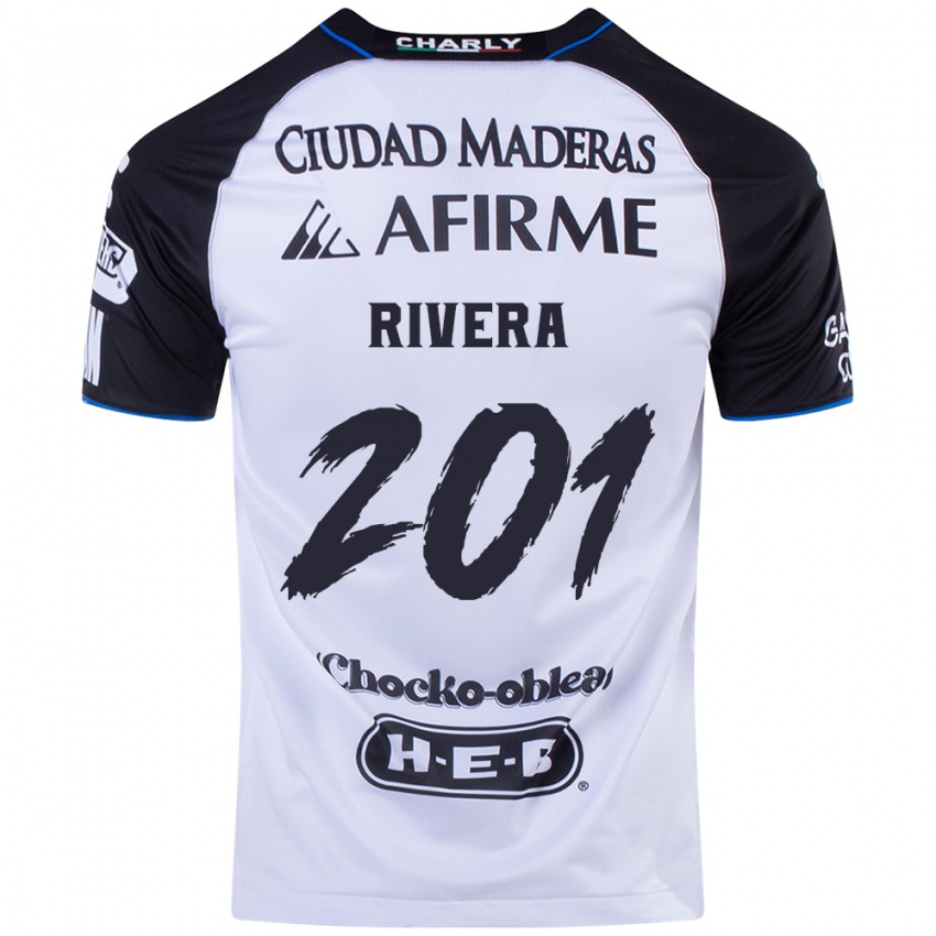 Niño Camiseta Christian Rivera #201 Azul Negro 1ª Equipación 2024/25 La Camisa Perú