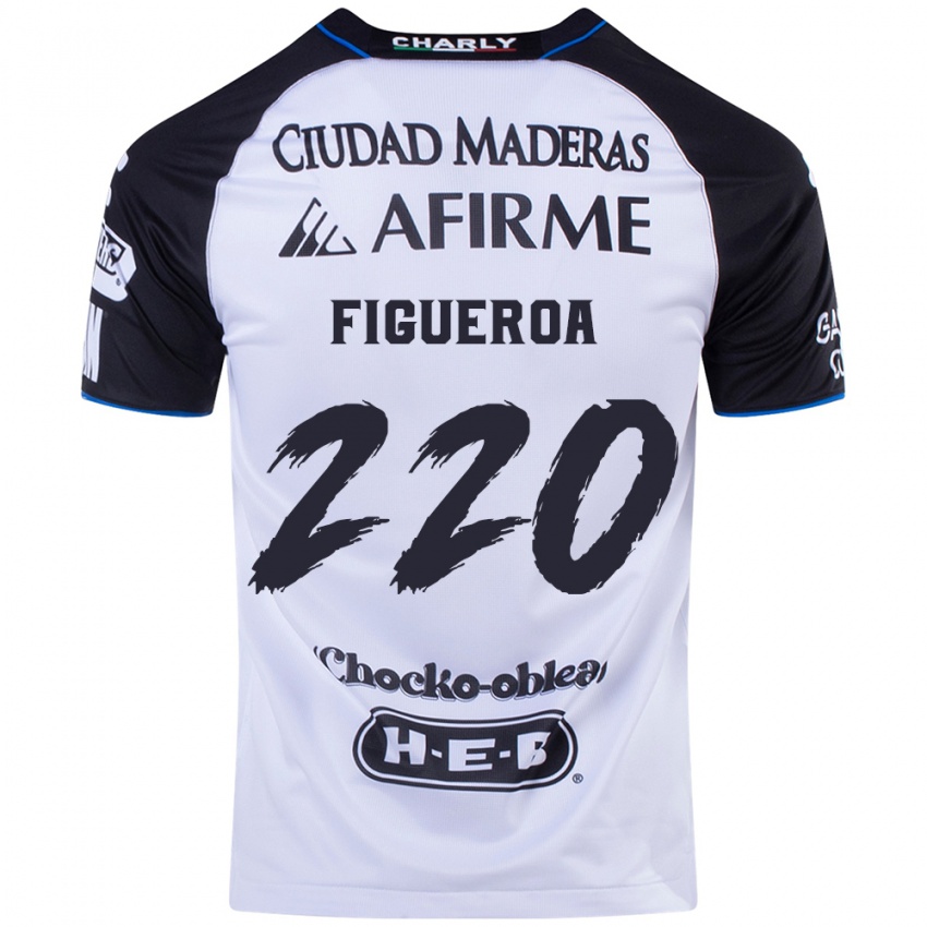 Niño Camiseta Christopher Figueroa #220 Azul Negro 1ª Equipación 2024/25 La Camisa Perú