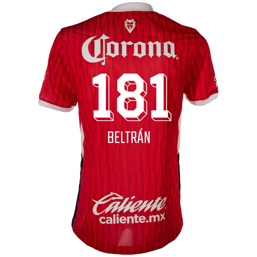 Niño Camiseta Ronaldo Beltrán #181 Rojo Blanco 1ª Equipación 2024/25 La Camisa Perú