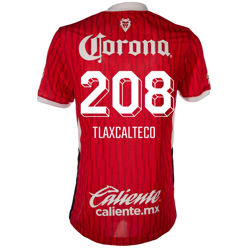 Niño Camiseta Sait Tlaxcalteco #208 Rojo Blanco 1ª Equipación 2024/25 La Camisa Perú