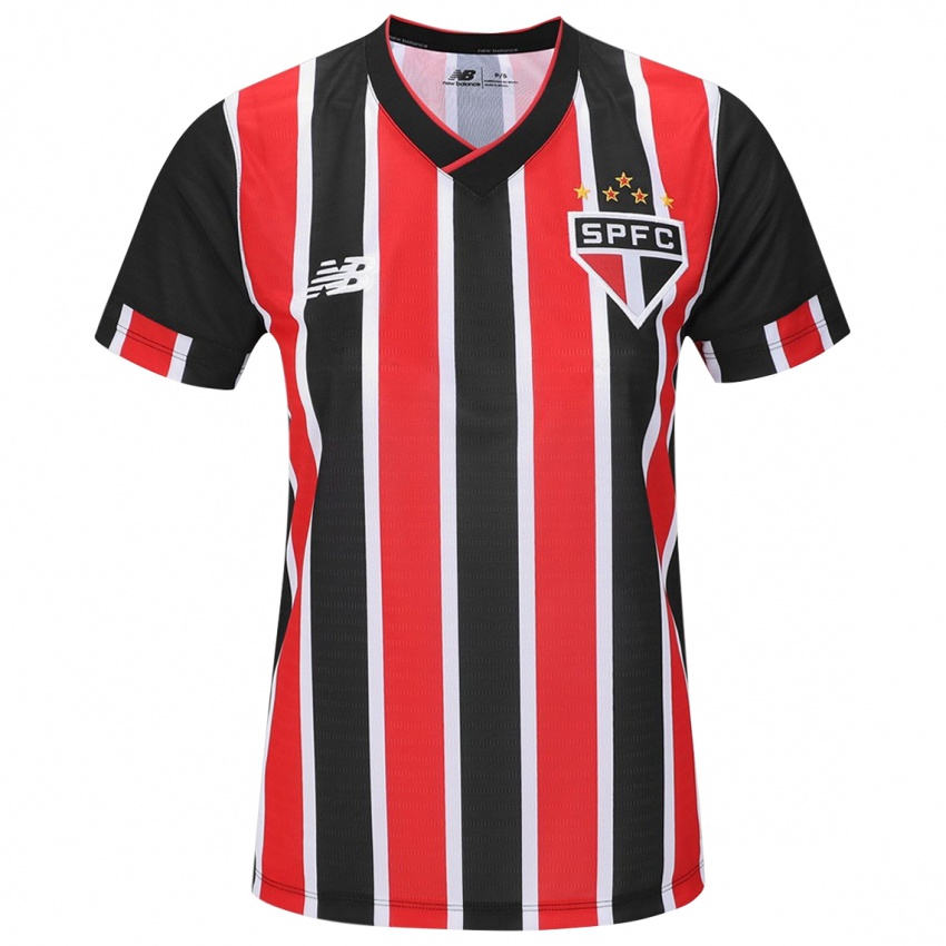 Niño Camiseta Paulo Sérgio #0 Negro Rojo Blanco 2ª Equipación 2024/25 La Camisa Perú