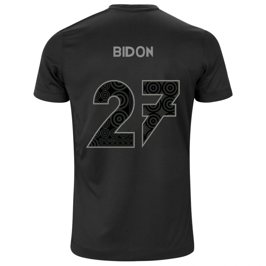 Niño Camiseta Breno Bidon #27 Negro 2ª Equipación 2024/25 La Camisa Perú