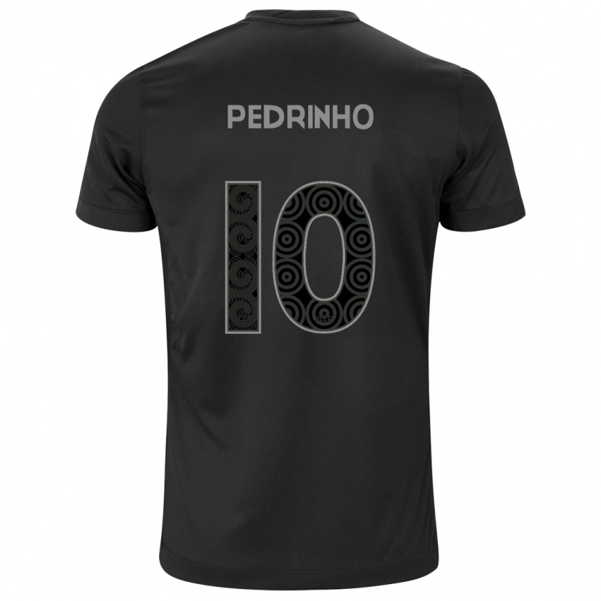 Niño Camiseta Pedrinho #10 Negro 2ª Equipación 2024/25 La Camisa Perú