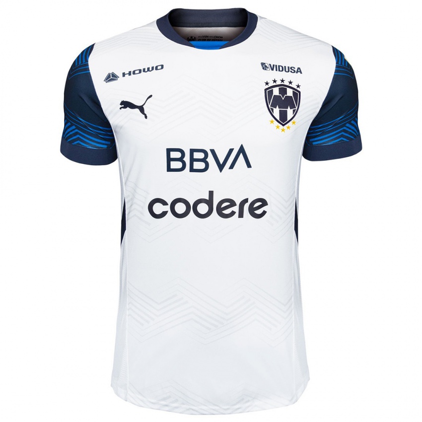 Niño Camiseta Fabián Ramírez #291 Blanco Azul 2ª Equipación 2024/25 La Camisa Perú