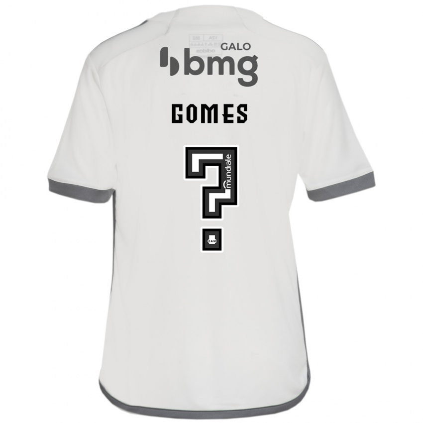 Niño Camiseta Fábio Gomes #0 Blanquecino 2ª Equipación 2024/25 La Camisa Perú