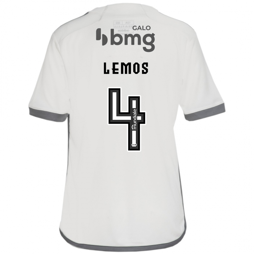 Niño Camiseta Mauricio Lemos #4 Blanquecino 2ª Equipación 2024/25 La Camisa Perú