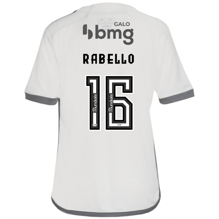 Niño Camiseta Igor Rabello #16 Blanquecino 2ª Equipación 2024/25 La Camisa Perú