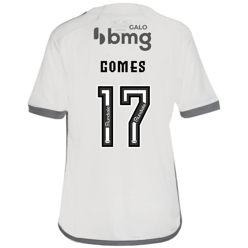 Niño Camiseta Igor Gomes #17 Blanquecino 2ª Equipación 2024/25 La Camisa Perú